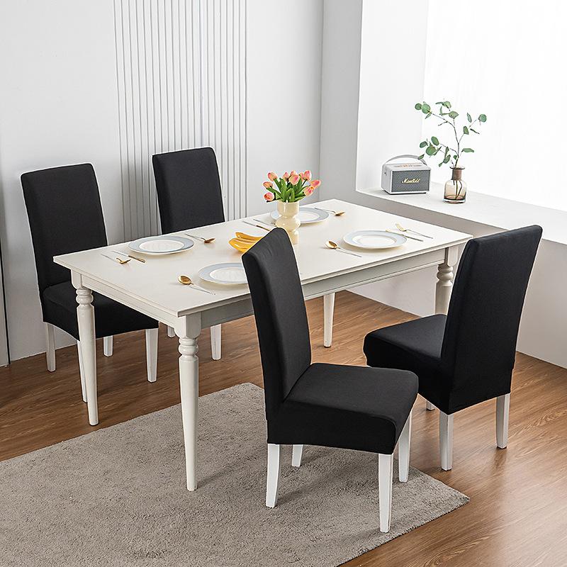 Printed Christmas Day Elastic Chair Cover Household One-Piece Half-Pack Stool Cover Hotel Dining Table Chair Cover