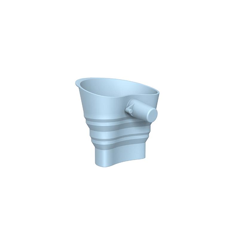 Foldable Flour Funnel Easy Pour No-Mess Anti-Splash Attachment Accessories For Kitchen Aid Mixer Fits Tilt-Head 4.5–5 Qt