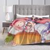 Haru Urara Uma Musume Blankets Coral Fleece Plush Winter Portable Super Soft Throw Blanket for Home Outdoor Bedspreads