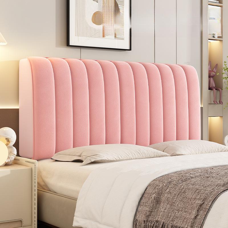 Měkký Hrubý Sametový Potah Čela Postele Potah Čela Postele All-inclusive Jednobarevný Noční Strana Postele Ochrana Proti Prachu