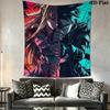 Sword Art Online Wall Tapestry Aesthetic Wall Hanging Printed Fabric Blanket Decorative Tapestries for Bedroom Living Room Home Decor