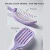 Fold Volumizing Hair Brush With Self Cleaning Styling Massage Acupoint Hair Spring Bone Air Cushion Comb For Beauty Health