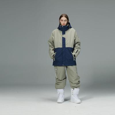 Unisex Windproof Waterproof Ski Suit Set for Snowboarding, Skiing, Mountaineering, and Outdoor Activities.