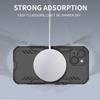 KEYSION Hollow Heat Dissipation Case for iPhone 15 Pro Max Silicone+PC Magnetic Cooling Shockproof Phone Cover for iPhone15 Plus