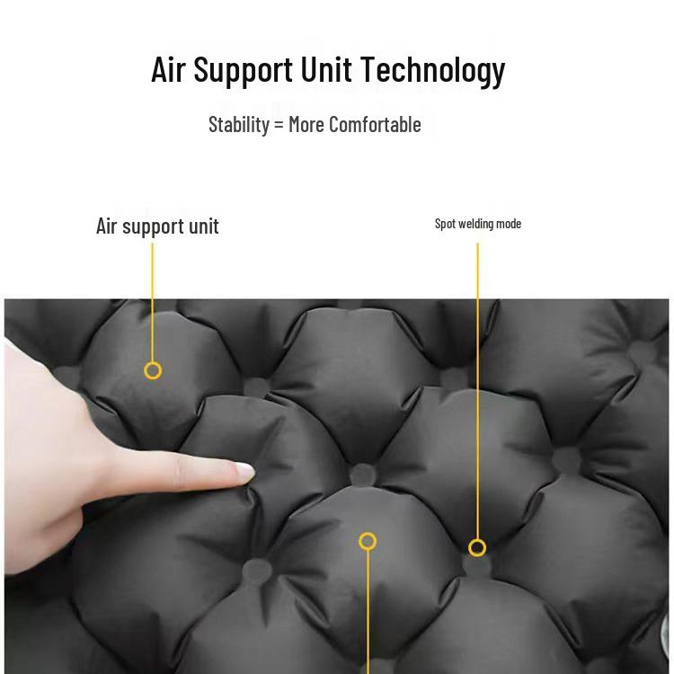 Portable Lightweight Inflatable Outdoor Camping Seat Cushion - Moisture-Proof for Hiking, Concerts, and Outings