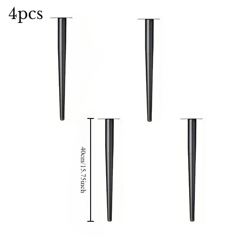 4pcs Furniture Leg Accessories Furniture Legs Metal Furniture Legs Replacement Living Room Bedroom Table Cabinet TV Stand Feet
