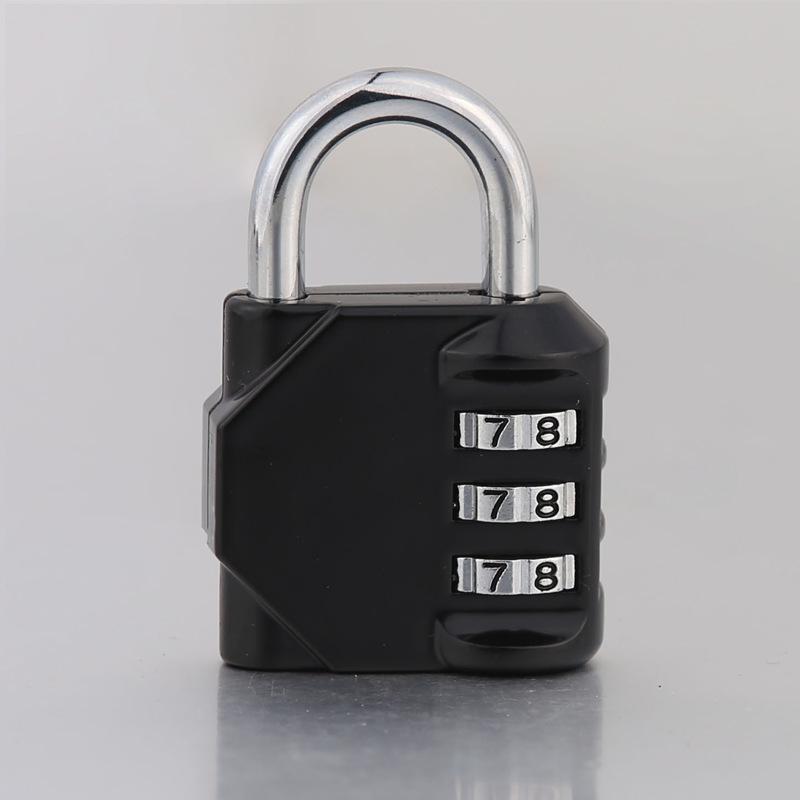 Metal Combination Padlock for Suitcases, Backpacks, Gym Lockers, Doors, and Windows - Zinc Alloy Anti-theft Lock.