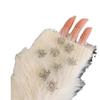 High-End Christmas Rhinestone & Pearl Snowflake Hair Clips – Elegant Duckbill Hairpins for Women
