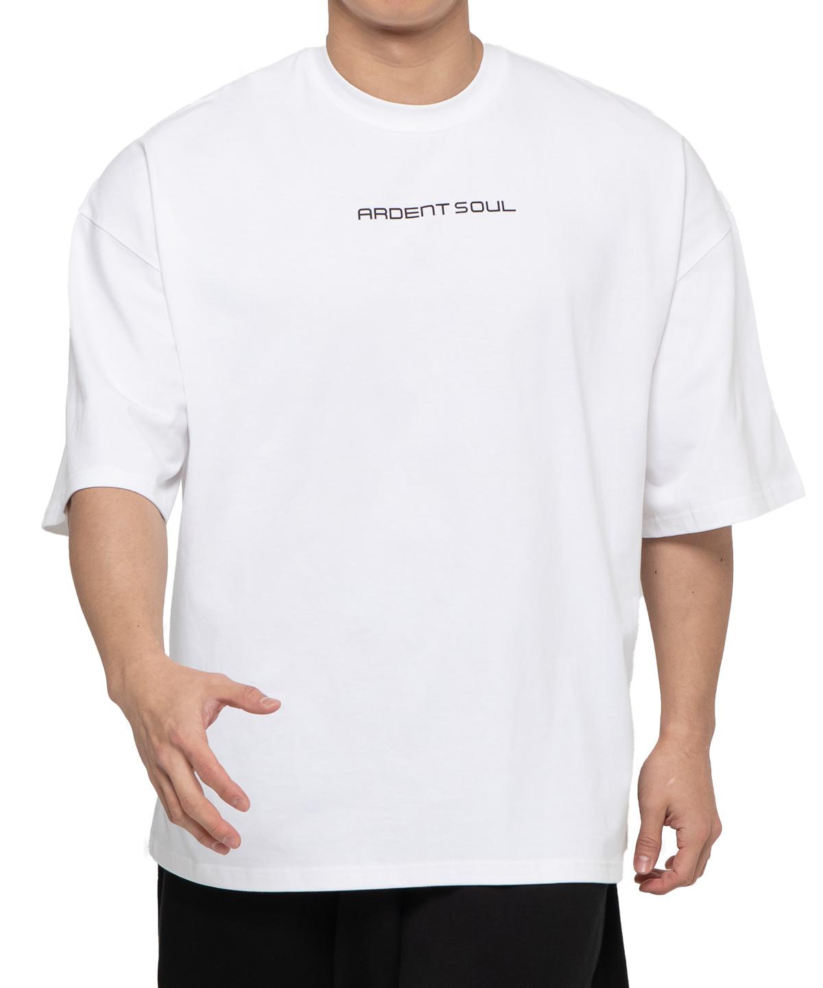 Adent Soul 4Cm Crop Oversized Short Sleeve (White) M