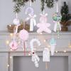 Macaron Ice Cream Cake Donut Pendant Christmas Tree Hanging Decoration Kids New Year Gifts Home Party Supplies