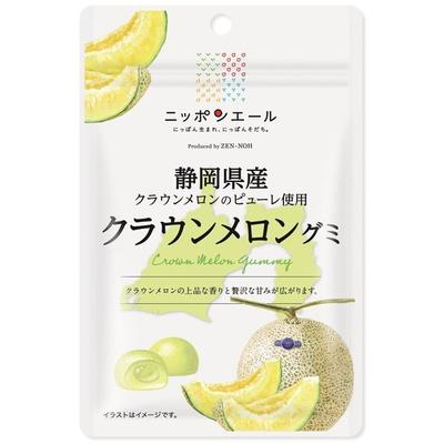 JA Nippon Ale - Shizuoka Prefecture Crown Melon Gummi 40gNippon Ale Brand with the Catchphrase Nipp Nippon Ale Brand with the Catchphrase Nippon-born,