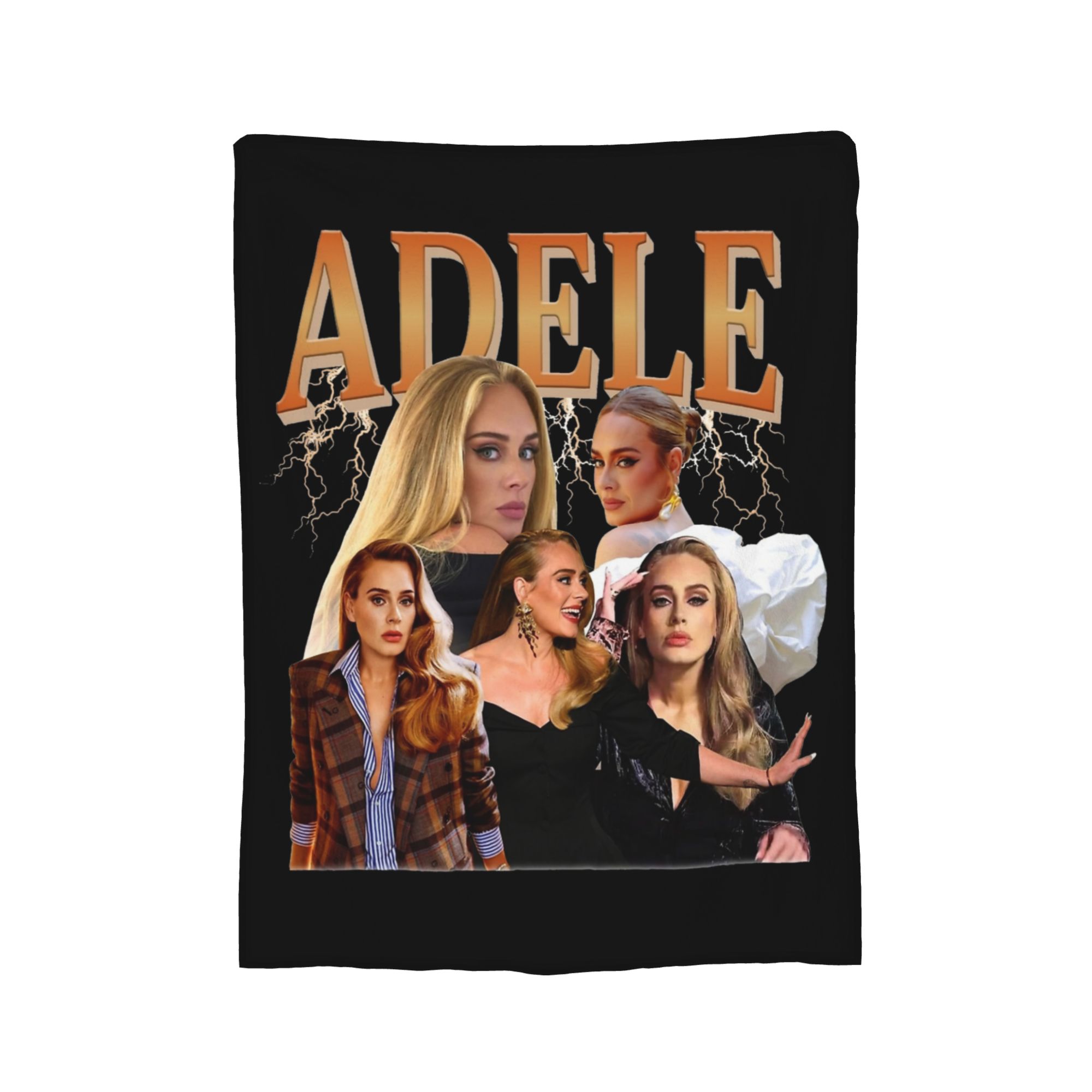 

Vintage Adele Singer Blanket Coral Fleece Plush Printed Multifunction Ultra-Soft Throw Blanket for Home Office Quilt 30x40in