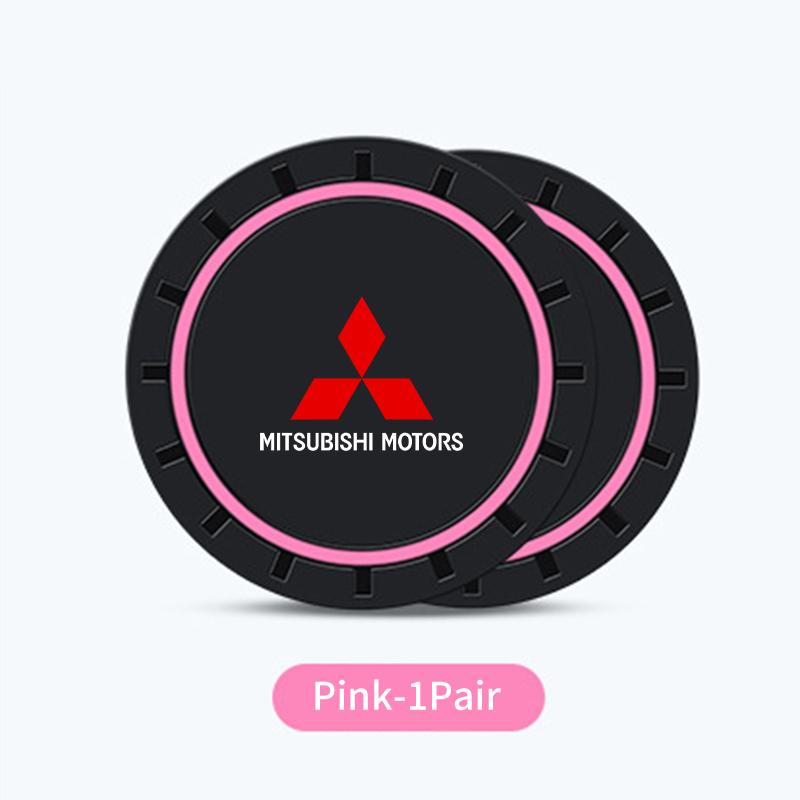 Anti-Slip Auto Cup Holder Pad Silicone Durable Interior Decor For Mitsubishi Outlander Pajero Sport Lancer EX ASX L200 Eclipse