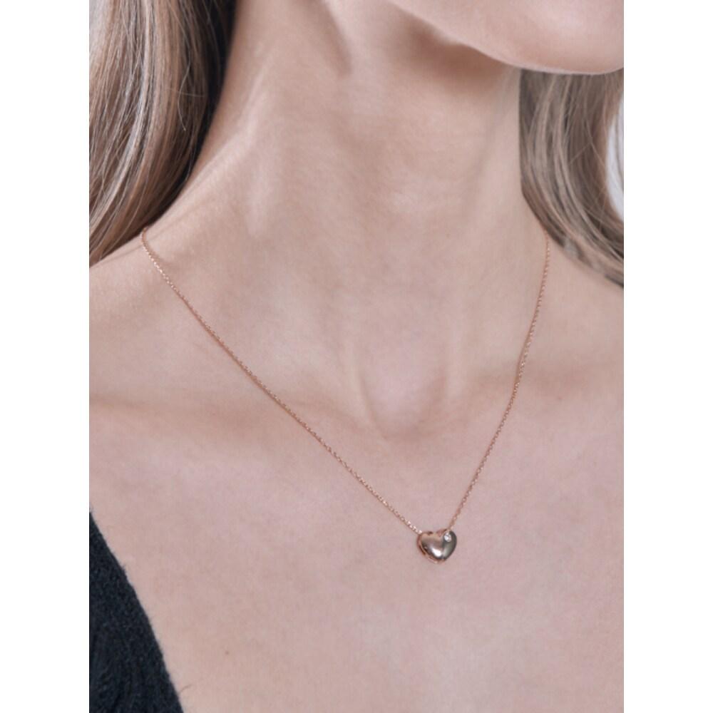 Heart Cubic Point Necklace Elbrnn180