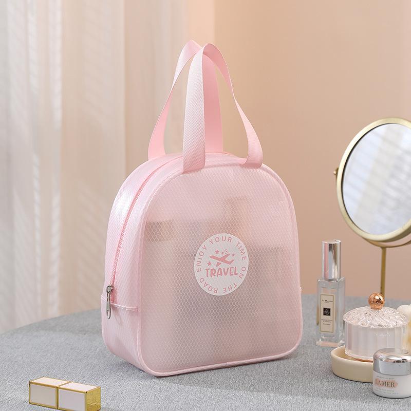 

Portable Travel Makeup Bag Waterproof Toiletry Organizer with Mesh Pocket EVA Storage Pouch KTB