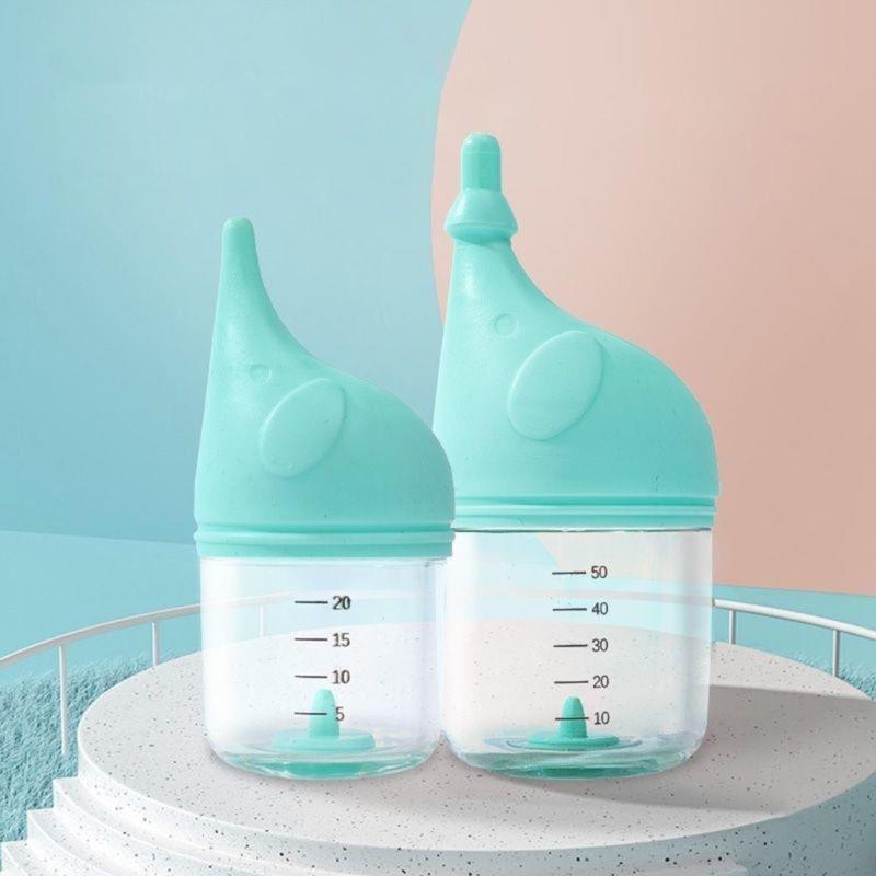 Cat Dogs Nursing Bottle with Silicone Nipple and Anti-Choking Valves for Newborn Small Animals Reusable and Washable