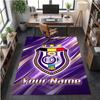 Crystal Velvet Rug Anderlecht FC Print Custom Name Text Floor Mat Home Decor