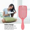 Hollow Hair Brush Detangling Wet Dry Use Fast Blow Drying Curved Hair Styling Comb for Women Men