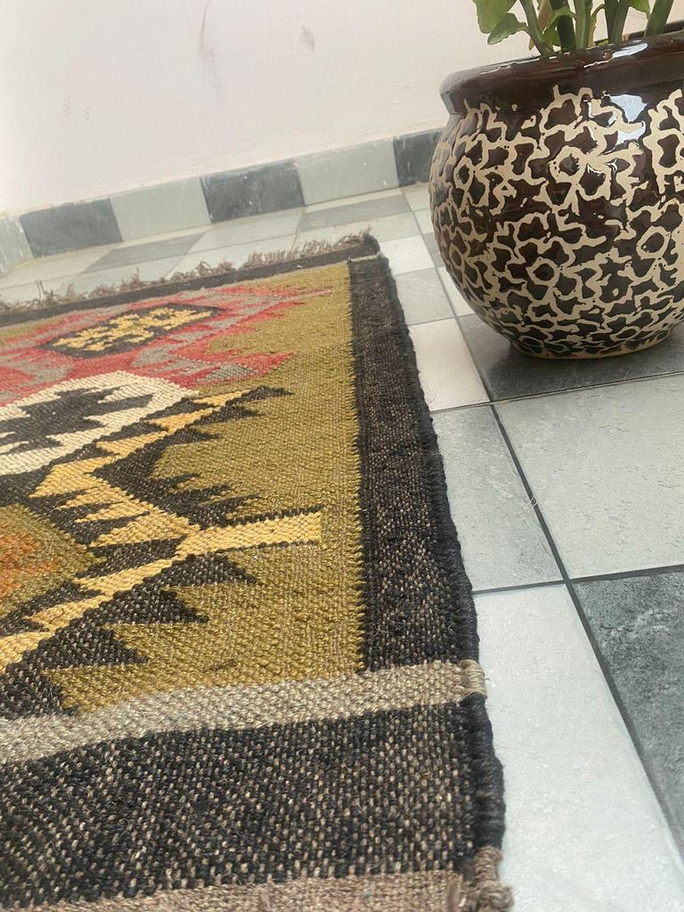 Avgari Kilm Jute Natural Handmade Rug Round Rugs for Any Space Look Rustik Decor For Any Space