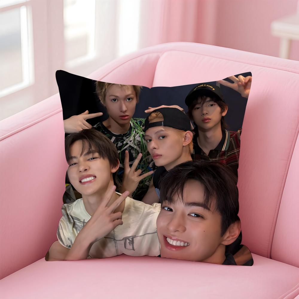 Korean Handsome Boy Group CCortis Cushion Cover Pillow Case Soft Skin Friendly Fabric  Concealed Zipper