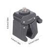 Adjustable 15-45mm Clamp Mount for Studio Equipment Featuring 3/8Inch Screw Compatible for Camera Accessories LED Light