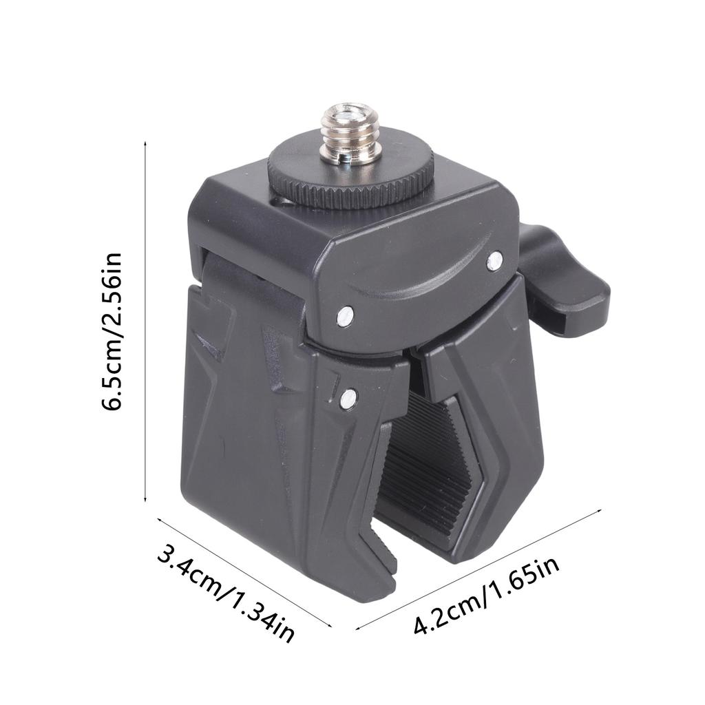 Adjustable 15-45mm Clamp Mount for Studio Equipment Featuring 3/8Inch Screw Compatible for Camera Accessories LED Light