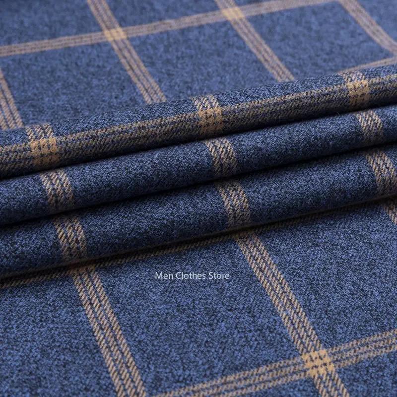 Tiszta Pamut Férfi Kockás Ing Hosszú Ujjú Normál Szabású Férfi Alkalmi Túlméretezett Ing Szabadidős Őszi Férfi Blúz Új Plusz Méret