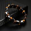 New Double Hematite Tiger's Eye Bracelets Men Tiger Eye Hematite Charm Bracelets for Women Natural Energy Stone Bracelet JewelryGood product