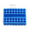 32 Holes Drill Bit Organizer Compact Size Bits Rack Durable Hex Shank Screwdriver Bits Holder