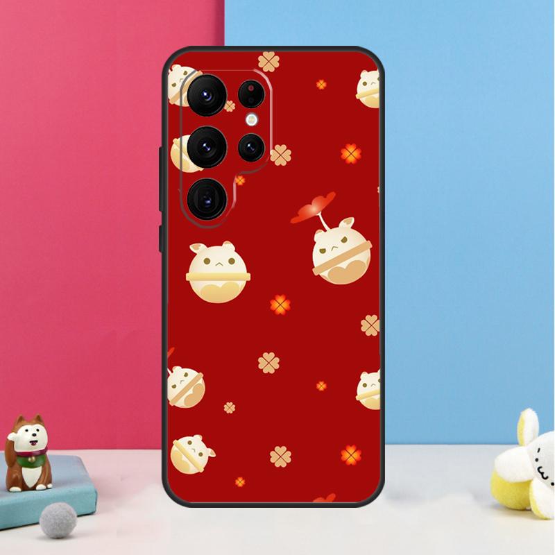 Genshin Impact Klee Hülle für Samsung Galaxy S26 S25 Ultra S20 S21 S22 S23 S24 Plus S10 S25 FE Rückabdeckung Schale