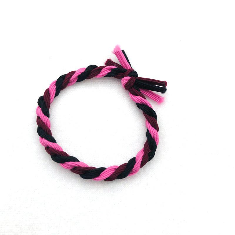 Korean Style Cute Braided Elastic Hair Tie for Women