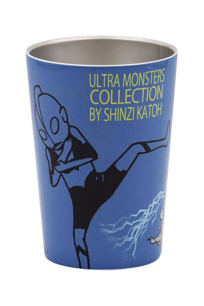 OGURA Ultraman Edelstahlbecher Convenience-Store Kaffeetasse 450ml Vakuum-Wärmeisolierung Kaltbecher Showdown Neronga