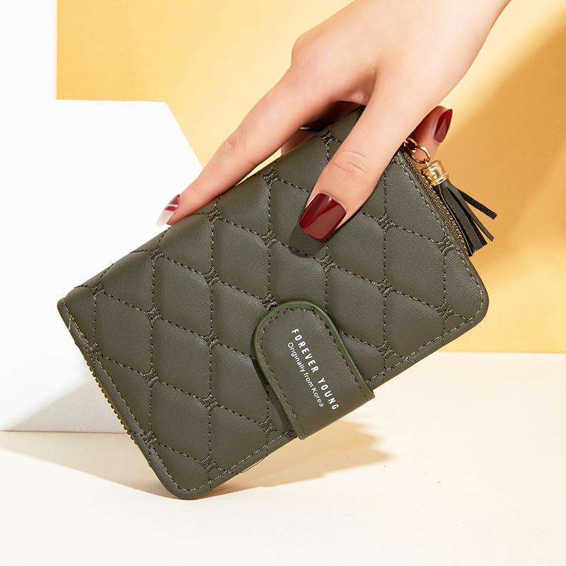 Aliwood Kožená Dámská Peněženka Hasp zip Kapsa na mince portfel damski Držáky na karty Luxusní Značka Peněženky Designová Psaníčko Peněženka na peníze