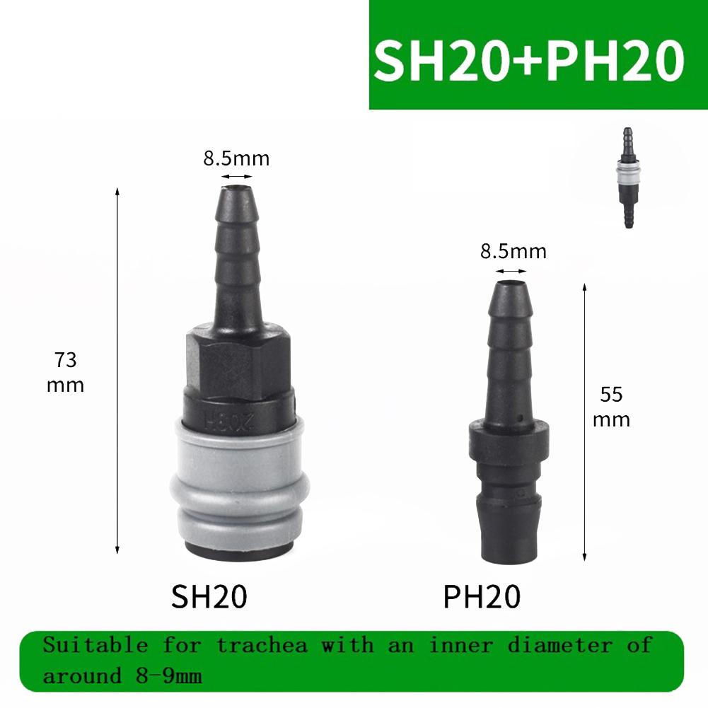C-Type Self-Locking Quick Connector Compressor Pneumatic Fittings 8mm 10mm 12mm Pipe Interface Garden Irrigation Water Connector