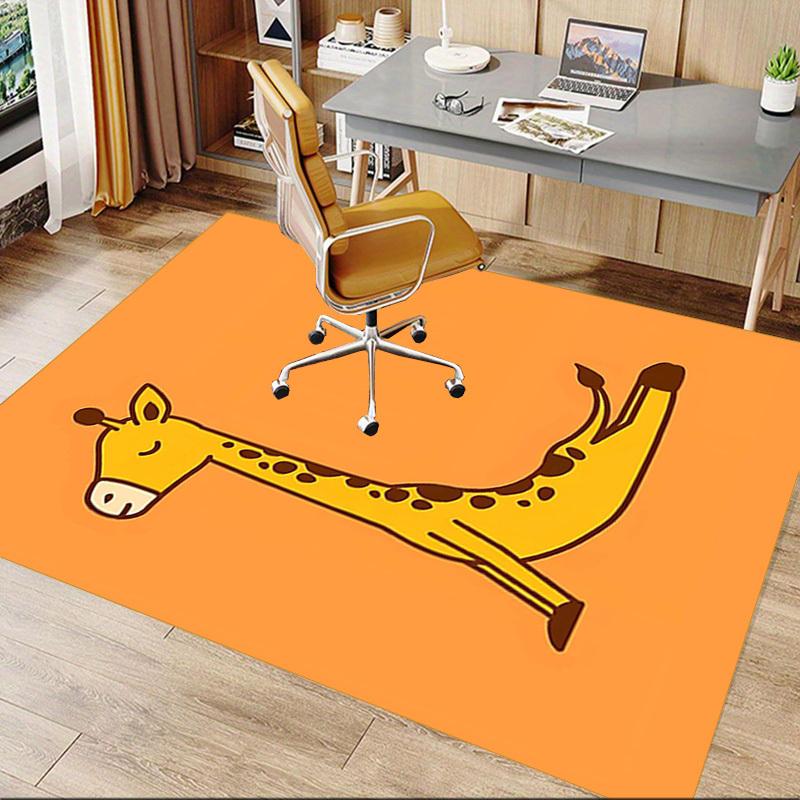 1PC giraffe spots Anti-slip carpet, suitable for Office, bedroomand playrooms. It can also be used as a sofa footrest cover-R107