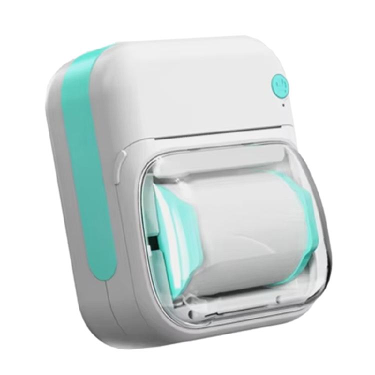 Portable Mini Thermals Printer for Labels Photos and Note Rechargeable Battery No Inks Required Includes 1 Roll Printing Paper