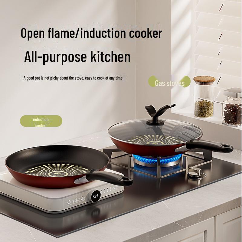 Crystal Diamond Multi-Function Non-Stick Frying Pan for Steaks & Pancakes