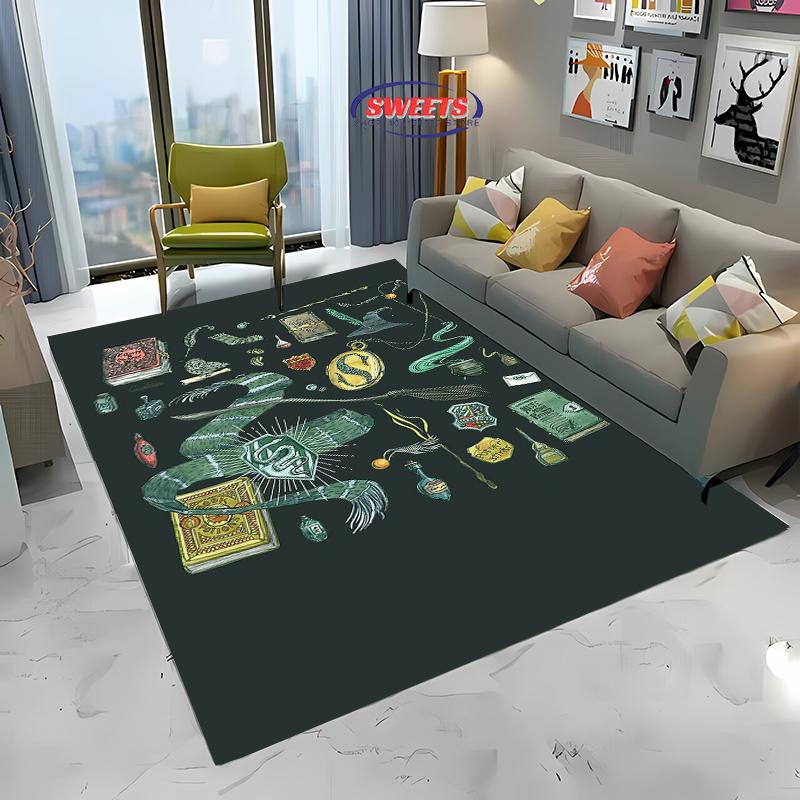 New Arrive Magic Props Pattern Large Carpet for Living Room Cartoon Bedroom, Sofa Doormat Kitchen Floor Rug Anti-slip Decor Mat