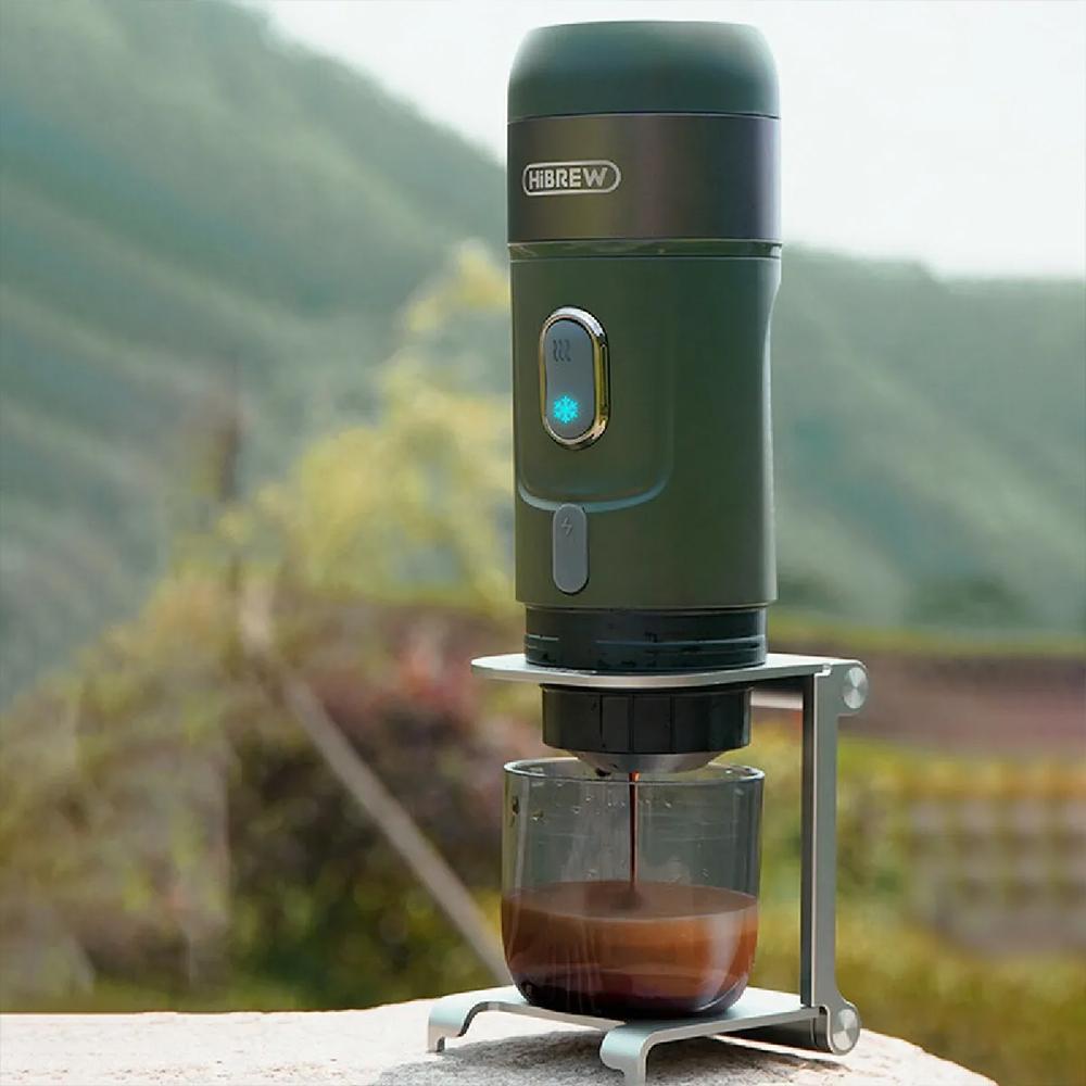 Wireless Electric Portable Coffee Machine HiBREW 15Bar Hot And Cold Brew Coffee Machines Green H4B