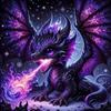 1pc (30X30/ 40X40/ 50X50), Multi-Size New Picture, Purple Flame Pattern 5D Painting Kit, Round Acrylic, Art Handmade, Suitable Adult Beginners to Rela