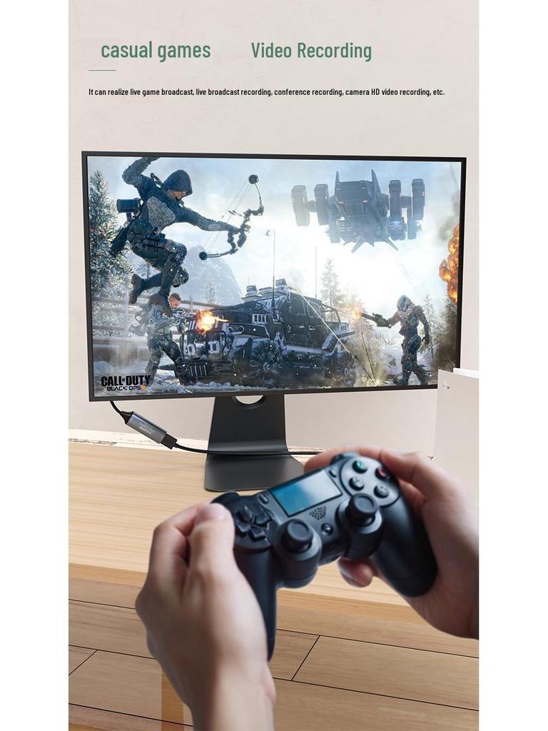4K USB 3.0 HDMI Capture Card for HD Game Recording & Live Streaming