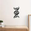 Spiral Harmony Metal Wall Art Vintage Iron Sculpture Music Room Decor
