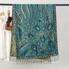 Cashmere Feeling Paisley Scarf for Women Pashmina Shawls Tassel Hijab Head Wrap Femme Winter Scarves Foulard Bufanda