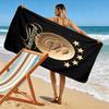 Galatasaray Marsch Print Strandtuch, Großes Weiches Schnelltrocknendes Handtuch für Strand Camping Schwimmen