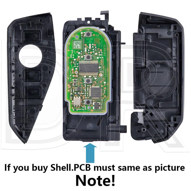 DR CAS4+FEM BDC Upgrade U-Stil ID49 PCF7945/53 315/433/868MHz Keyless Go Auto-Fernschlüssel für BMW 1 3 5 6 7 Serie F-Chassis