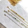 Stainless Steel Double Layer Bead Chain Bracelet Set: Fade-Resistant 18K Gold Round Disc for Women.