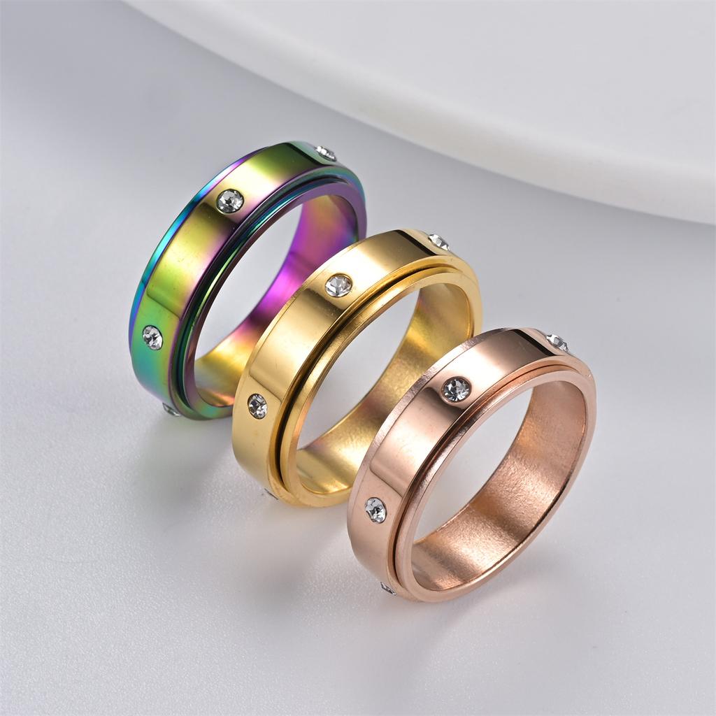Couple's Rotatable Men's Ring