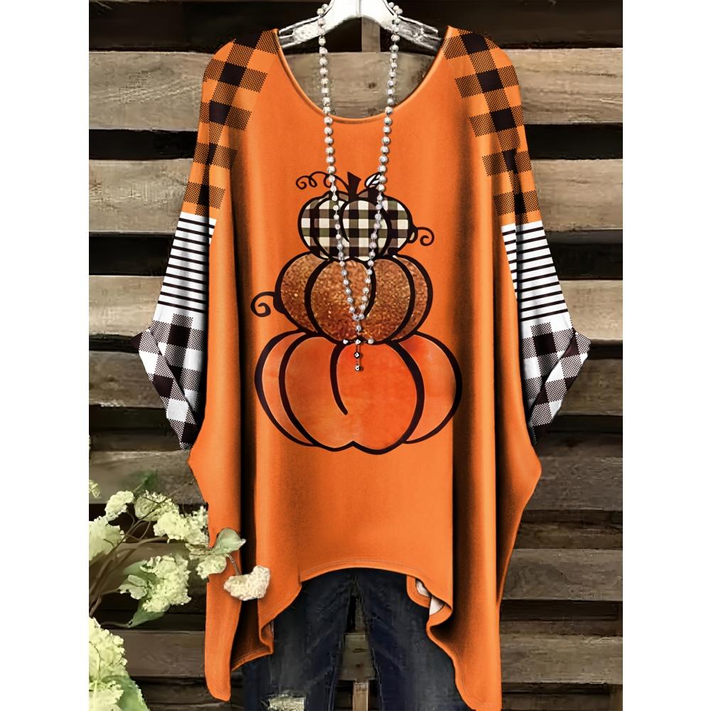 Hallowee Women's T-Shirt Vintage Skull Print Clothes Summer Harajuku Round Neck Casual Loose Short Sleeve Streetwear Clothing