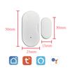 Tuya Zigbee Door Sensor Smart Home Security Window Detector Automatic Sliding Door Magnetic Contact Sensor Support Alexa Google