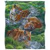 JQ Licensing Silky Tiger Supersoft Blanket